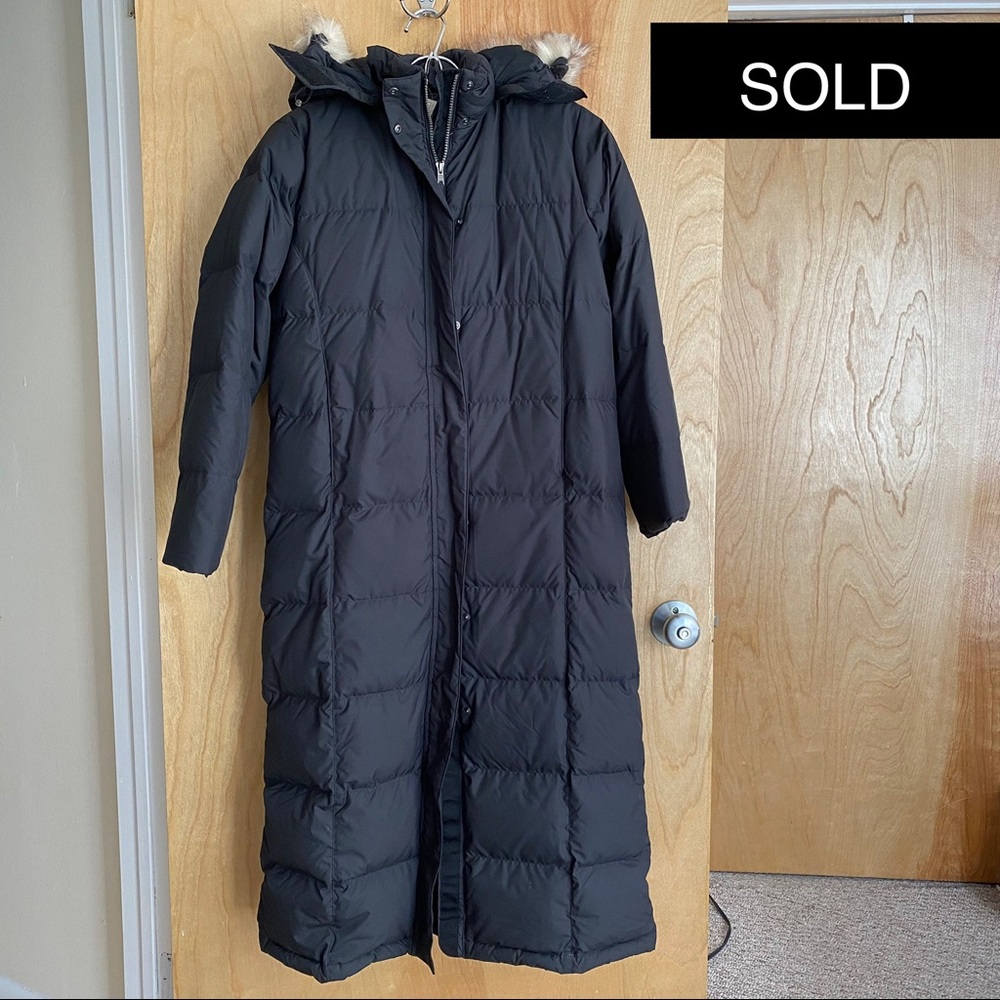 L.L. Bean Black Long Puffer Parka - SP